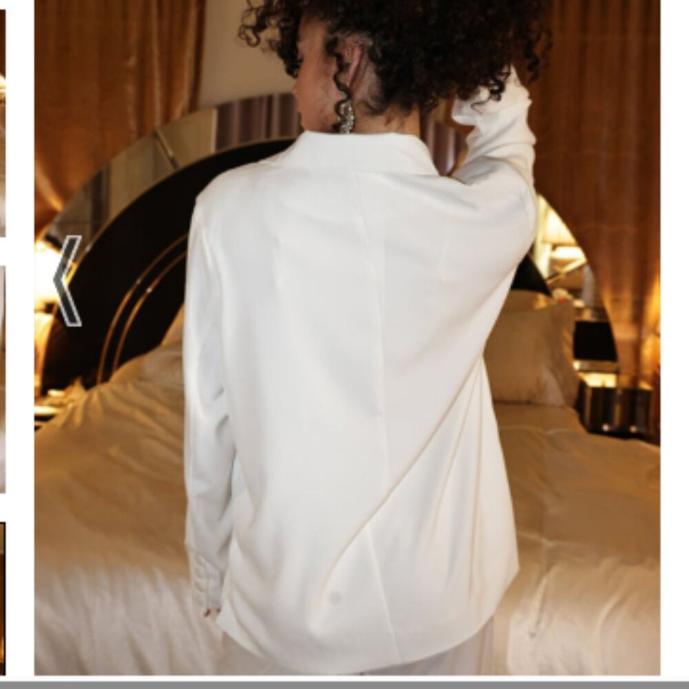 THE 12th Tribe White Blazer - Picture 5 of 11